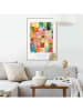 Orangewallz Gerahmter Kunstdruck "Paul Klee - geometrical abstract"