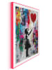 Orangewallz Ingelijste kunstdruk "Concrete Balloon Girl"