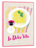 Orangewallz Druk artystyczny "La Dolce Vita" w ramce