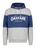 Sublevel Hoodie in Grau/ Blau