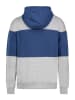 Sublevel Hoodie in Grau/ Blau