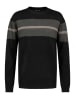 Urban Surface Pullover in Schwarz/ Grau