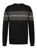 Urban Surface Pullover in Schwarz/ Grau