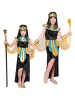 Carnival Party 5-delig kostuum "Egyptische Koningin" zwart/meerkleurig