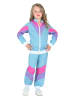 Carnival Party 2-delig kostuum "80's Trainingspak" blauw/paars/roze