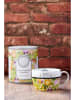 BIA INTERNATIONAL 2er-Set: Jumbotassen ''Mackie's Soup - Vegetable'' in Grün/ Bunt - 650 ml