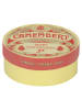 BIA INTERNATIONAL 2tlg. Set: Auflaufform ''Classic Camembert'' in Rot/ Gelb - Ø 12,5 cm