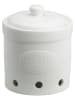 BIA INTERNATIONAL Voorraadcontainer ''Garlic Storage'' wit - (H)17 x Ø 14 cm