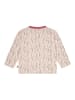loud + proud Longsleeve in Beige/ Rot
