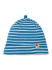 loud + proud Czapka beanie w kolorze niebiesko-białym