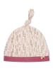 loud + proud Beanie in Beige/ Rot