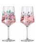 RITZENHOFF 2er-Set: Cocktailgläser ''Sommersonett Sprizz'' in Rosa - 544 ml
