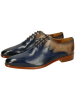 MELVIN & HAMILTON Leder-Schnürschuhe "Lewis 59" in Dunkelblau/ Beige