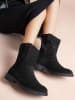 Foreverfolie Boots in Schwarz