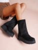 Foreverfolie Stiefel in Schwarz