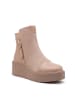 Foreverfolie Sleehakenkellaarzen beige