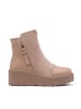Foreverfolie Keilstiefeletten in Beige