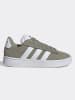 adidas Skórzane sneakersy w kolorze oliwkowo-białym