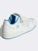 adidas Leren sportschoenen wit/lichtblauw