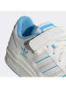 adidas Leren sportschoenen wit/lichtblauw