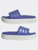 adidas Pantoletten in Lila/ Weiß