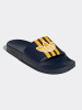 adidas Pantoletten in Dunkelblau/ Gelb