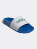 adidas Slippers blauw/wit