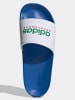 adidas Slippers blauw/wit