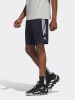 adidas Shorts in Weiß/ Dunkelblau