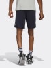 adidas Shorts in Weiß/ Dunkelblau