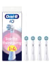 Oral-B 4-delige set: opzetborstels "iO Zachte Reiniging" wit