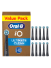 Oral-B 10er-Set: Ersatz-Bürstenköpfe "iO Ultimative Reinigung" in Schwarz