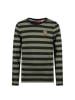 Tygo & Vito Longsleeve "Melle" zwart/kaki