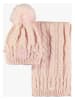 Le Chic 2-delige set: muts & sjaal "Raquel & Rory" lichtroze