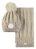 Le Chic 2-delige set: muts & sjaal "Raquel & Rory" beige