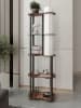 Opviq Staande lamp lichtbruin/zwart - (H)140 cm