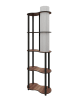 Opviq Lampa stojąca w kolorze czarno-jasnobrązowym - wys. 140 cm
