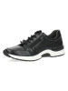 Caprice Leder-Sneakers in Schwarz