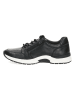 Caprice Leder-Sneakers in Schwarz