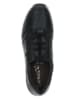 Caprice Leder-Sneakers in Schwarz