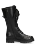Caprice Leder-Stiefel in Schwarz