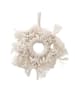 Boltze Decoratieve hanger "Zaila" crème - Ø 12 cm (verrassingsproduct)