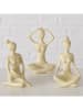 Boltze Decoratief figuur "Yoga" beige - (B)7 x (H)10 x (T)5,5 cm (verrassingsproduct)