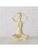 Boltze Dekofigur ''Yoga'' in Beige - (B)7 x (H)10 x (T)5,5 cm (Überraschungsprodukt)