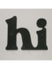Boltze Wieszak "Hi" w kolorze czarnym - 38 x 30 x 2 cm