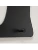 Boltze Garderobenhaken ''Hi'' in Schwarz - (B)38 x (H)30 x (T)2 cm
