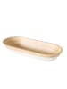 Boltze Dekoschale ''Bambo'' in Weiß/ Beige - (B)45 x (H)6,5 x (T)15 cm