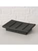 Boltze Seifenschale ''Bathy'' in Schwarz - (B)13 x (H)2,3 x (T)8,5 cm