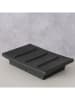 Boltze Seifenschale ''Bathy'' in Schwarz - (B)13 x (H)2,3 x (T)8,5 cm
