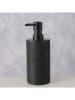 Boltze Zeepdispenser "Bathy" zwart - (B)7,4 x (H)18,5 x (D)7,4 cm